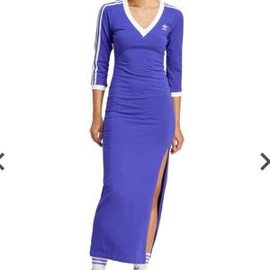 adidas Originals Women's Adicolor Classics 3-Stripes Maxi Dress